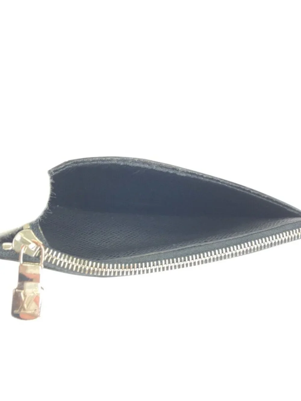 Louis Vuitton Monogram Eclipse Taiga Black Noir Card Case Coin